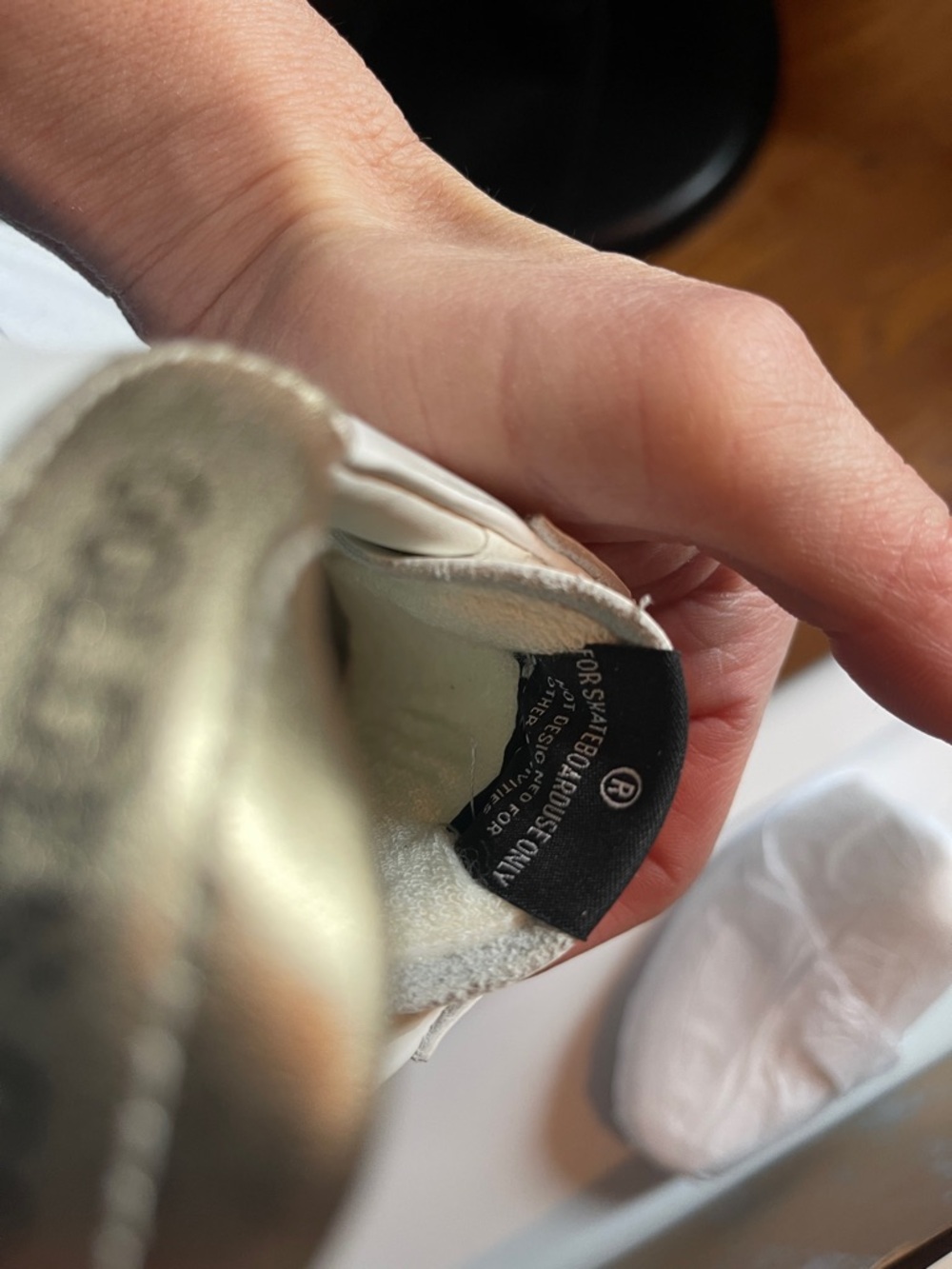 Golden star sneaker with Black Branded Dust Bag - Picture 8 of 9